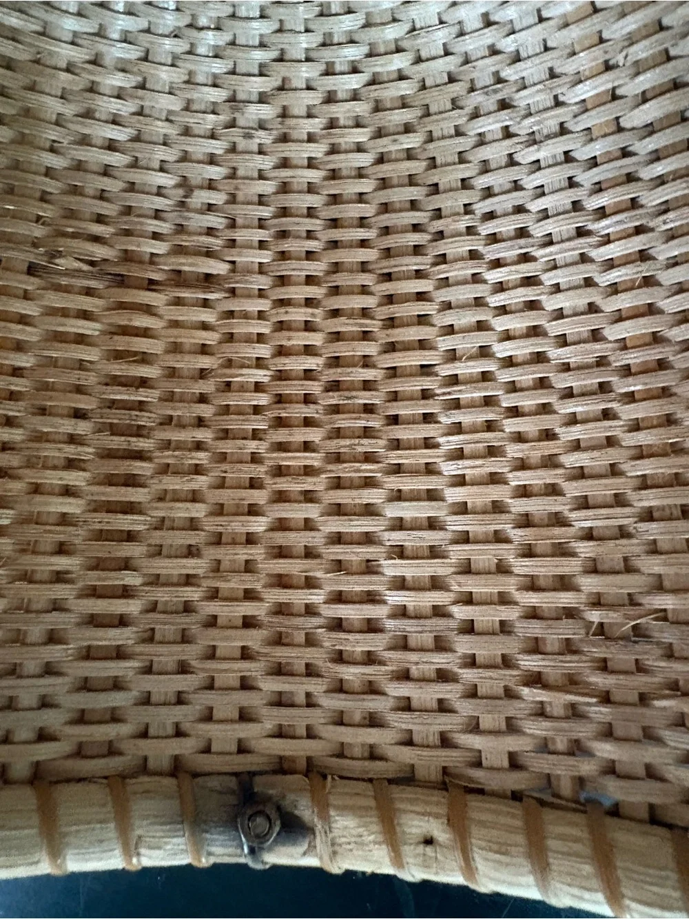 Nantucket Lightship  Basket Woven Wooden Handle